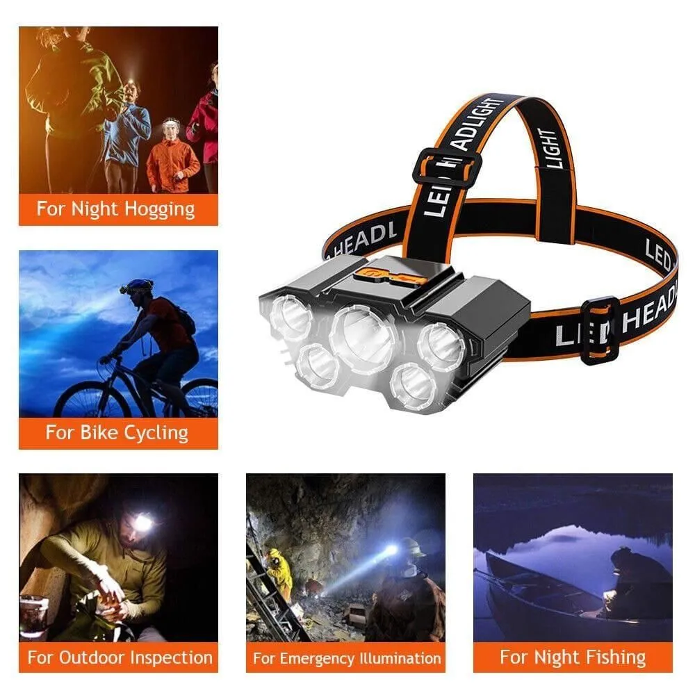 🔥 LAST DAY SALE 50% OFF 🔥 LED SENSOR 9000 TACTICAL HEADLIGHT