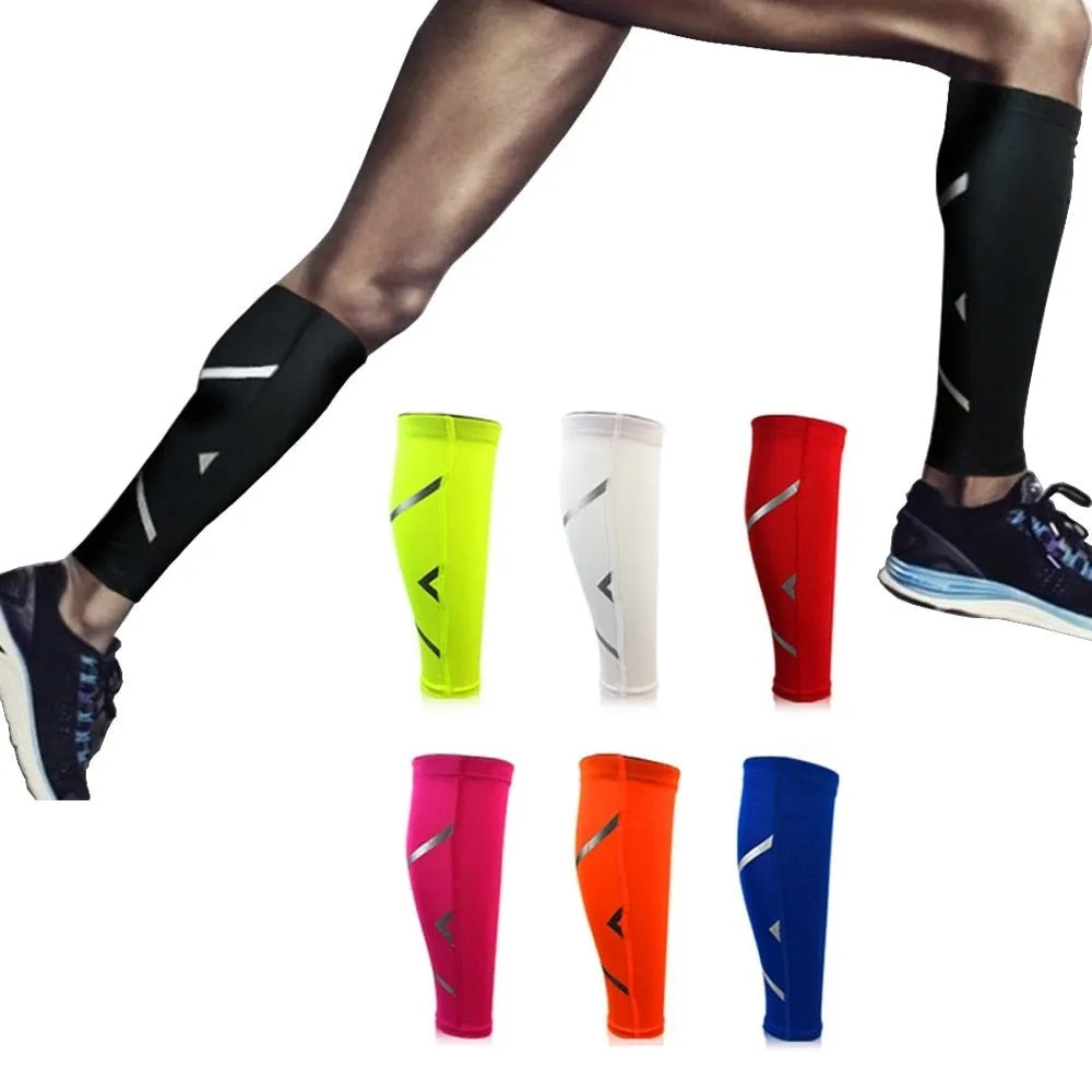 1 Piece Sports Leg Shin Guard Compression Sleeves for Runners Cyclist
