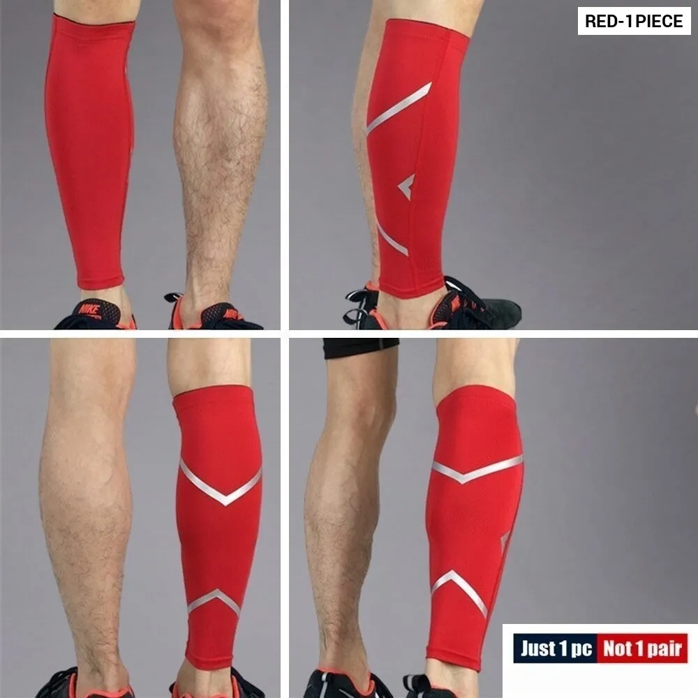 1 Piece Sports Leg Shin Guard Compression Sleeves for Runners Cyclist