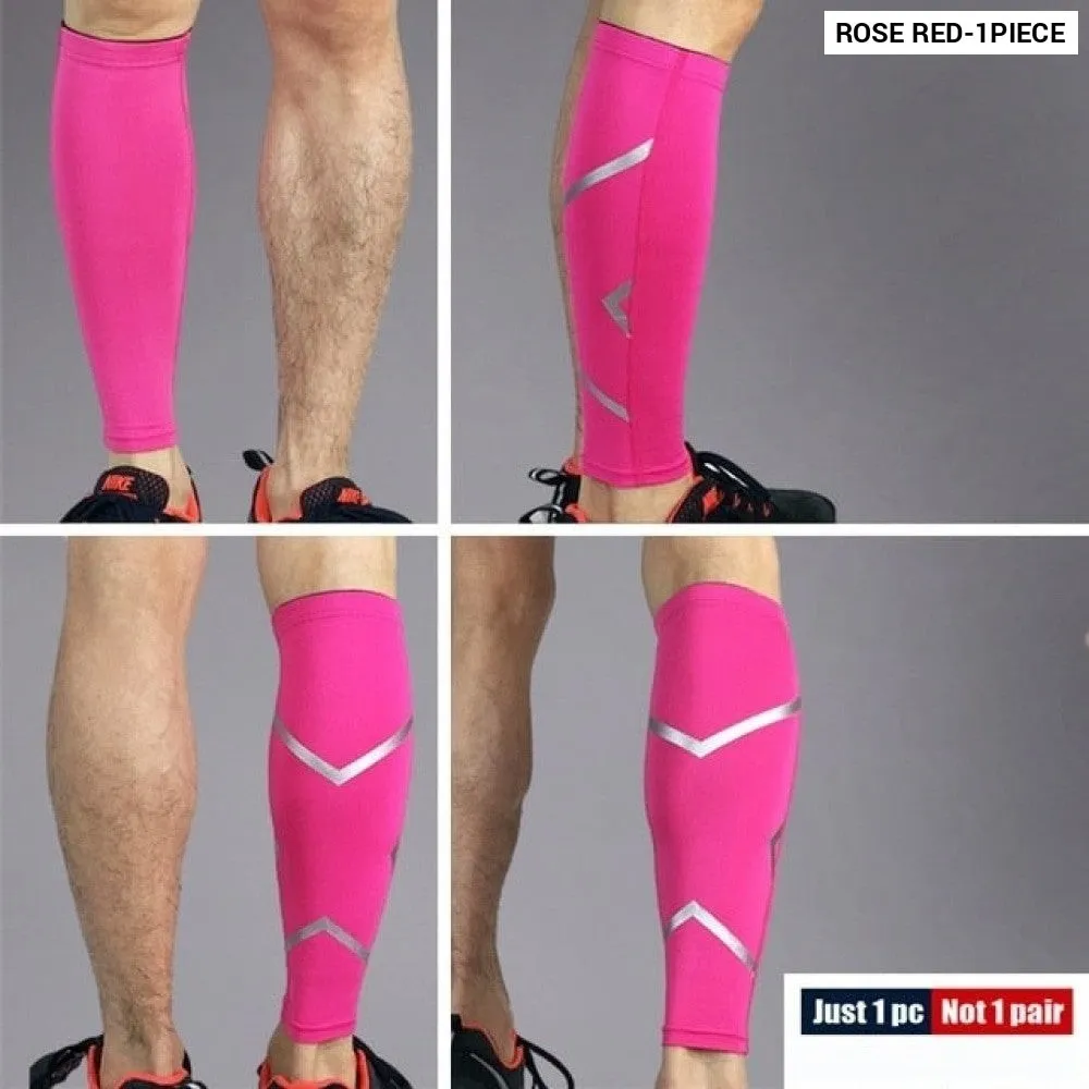 1 Piece Sports Leg Shin Guard Compression Sleeves for Runners Cyclist