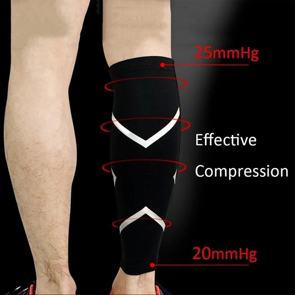 1 Piece Sports Leg Shin Guard Compression Sleeves for Runners Cyclist
