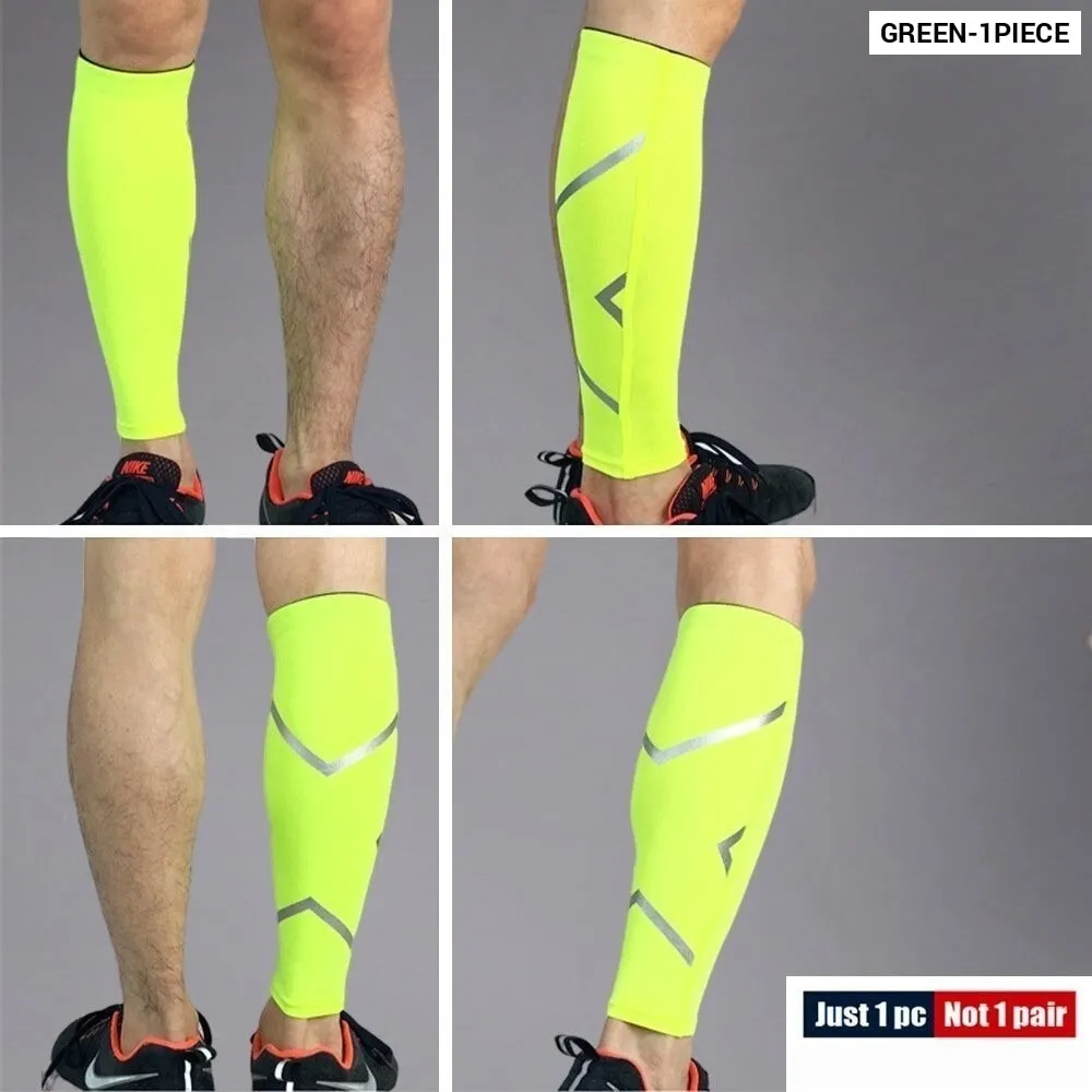 1 Piece Sports Leg Shin Guard Compression Sleeves for Runners Cyclist