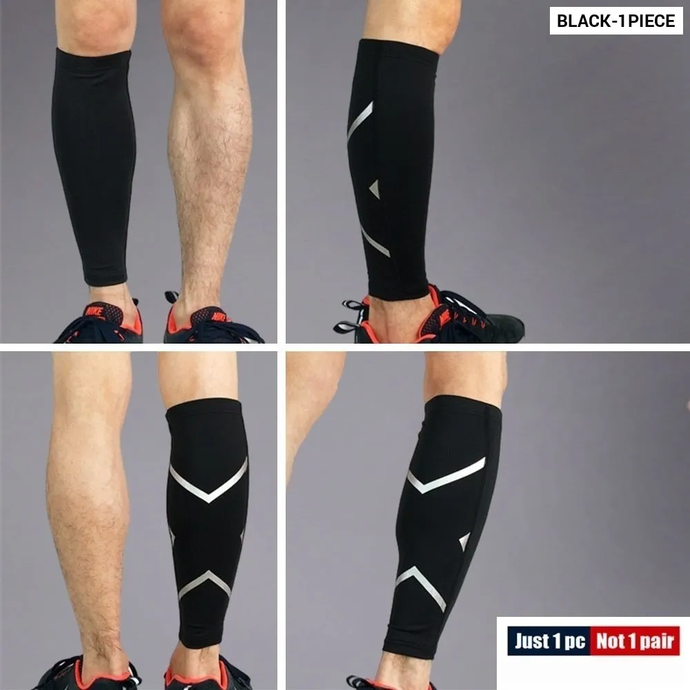 1 Piece Sports Leg Shin Guard Compression Sleeves for Runners Cyclist