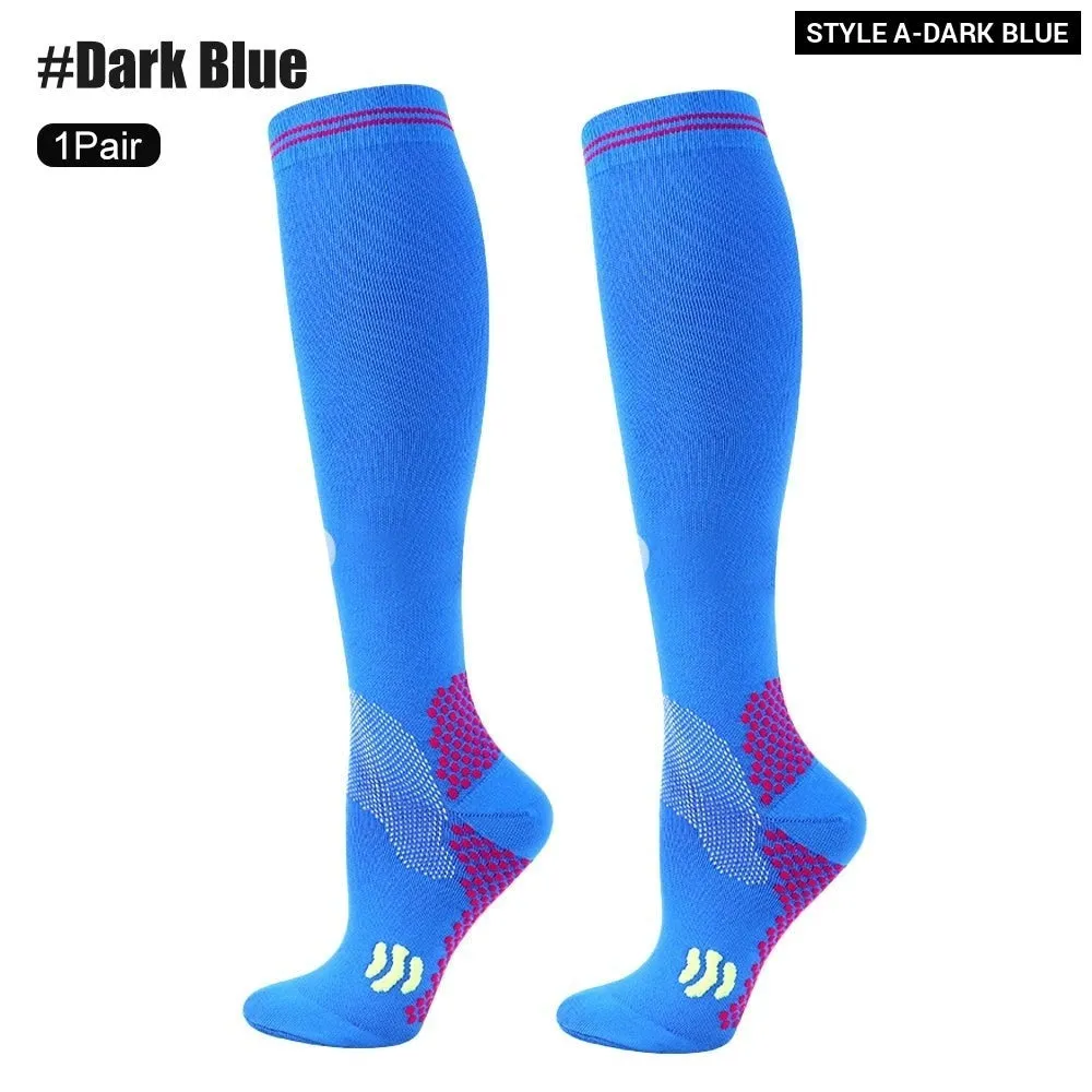 1pair Medical Compression High Socks for Edema Diabetic Varicose Veins Woman