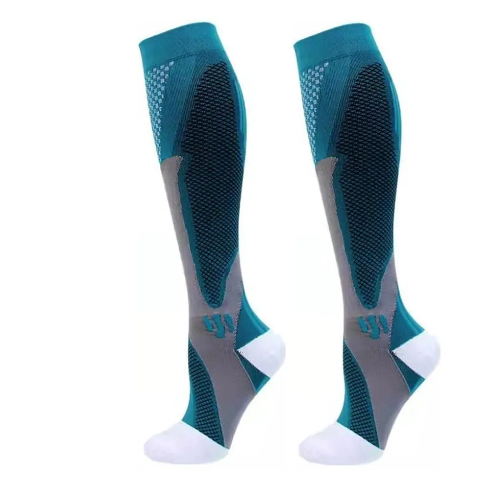 1pair Medical Compression High Socks for Edema Diabetic Varicose Veins Woman