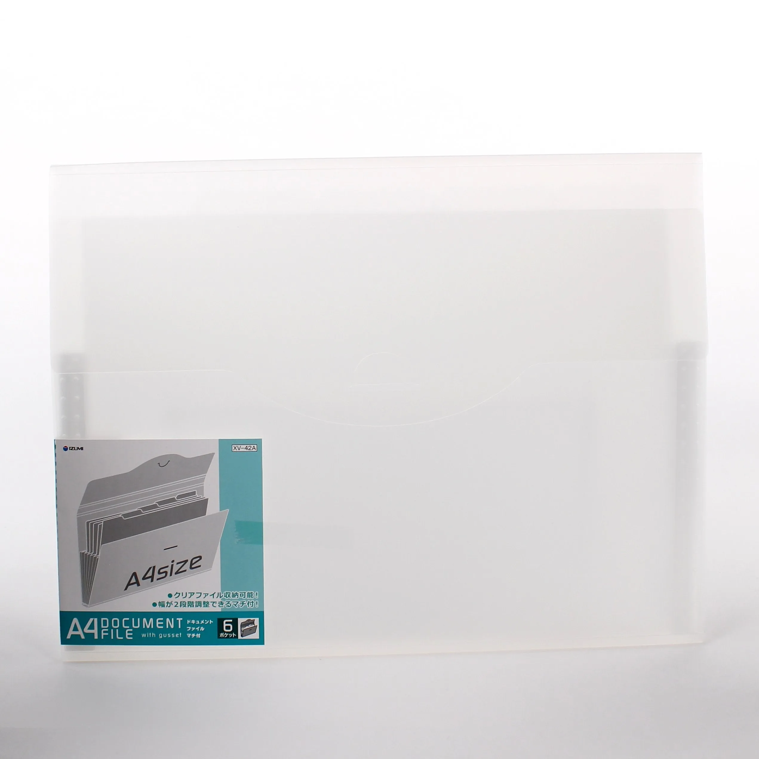 A4 Clear Pocket File Folder (6 Pockets)