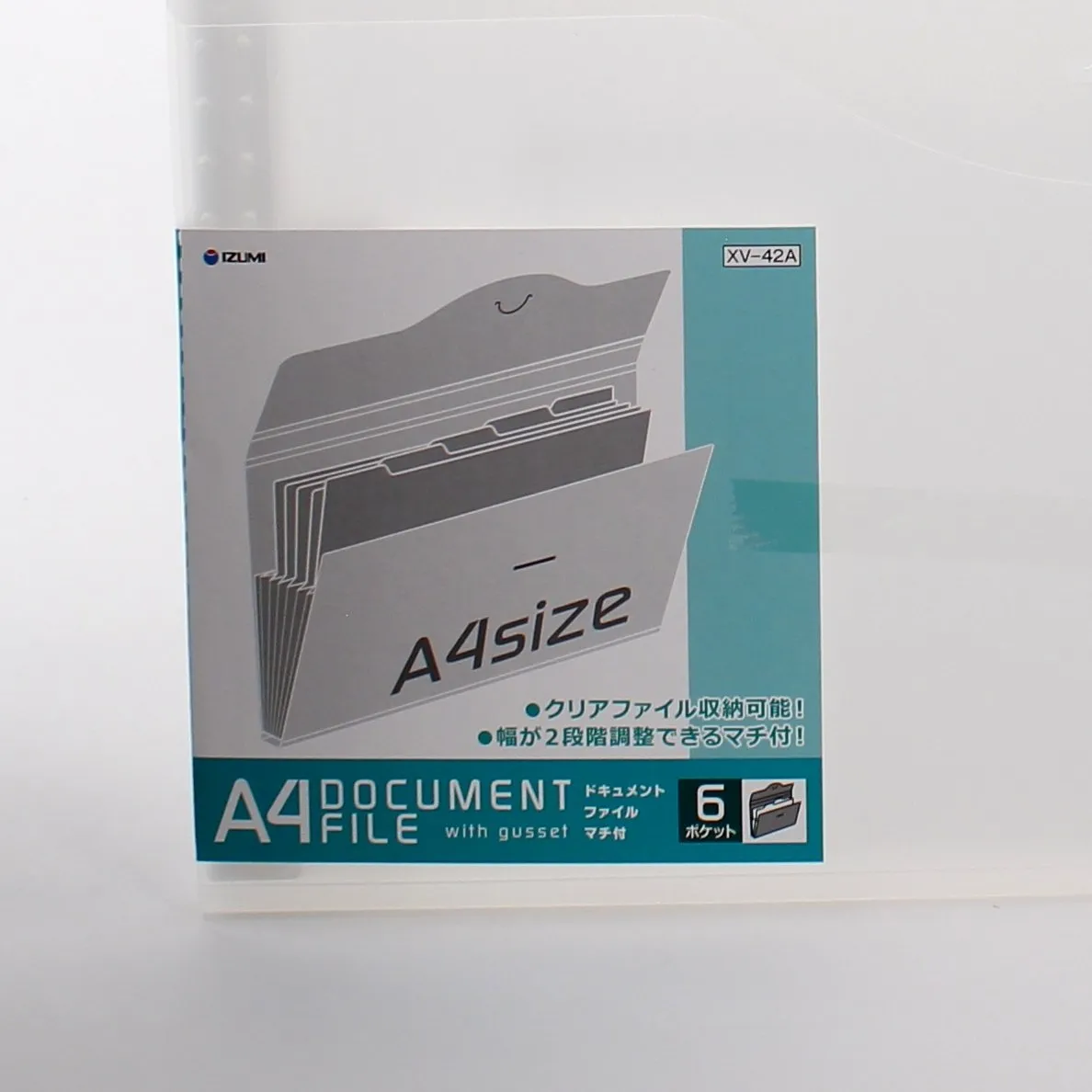 A4 Clear Pocket File Folder (6 Pockets)