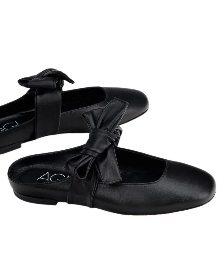 AGL Cindy Mule Ribbon Shoe