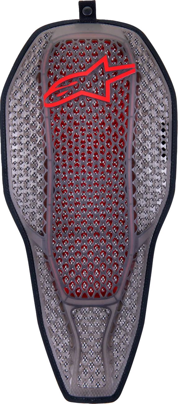 ALPINESTARS Nucleon Flex Proi Full Back Protection Insert - Transparent Smoke/Red - Large 6526323-003-L