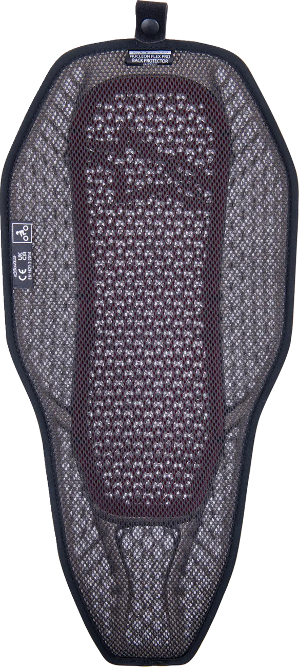 ALPINESTARS Nucleon Flex Proi Full Back Protection Insert - Transparent Smoke/Red - Large 6526323-003-L