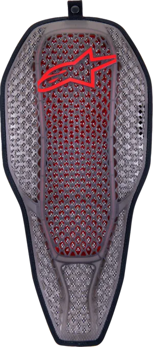 ALPINESTARS Nucleon Flex Proi Full Back Protection Insert - Transparent Smoke/Red - Large 6526323-003-L