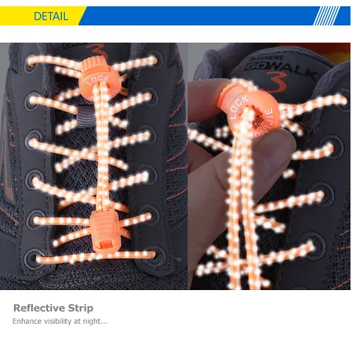 Aonijie No Tie Shoe Lock Laces One Pair