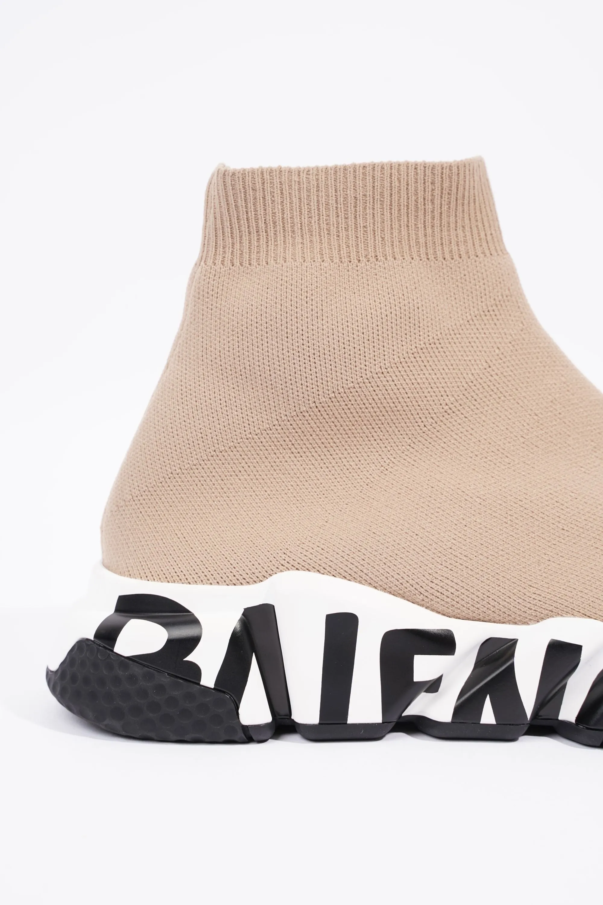 Balenciaga Mens Speed Beige / White / Black / Graffiti EU 39 / UK 5