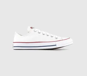 Converse All Star Low White Canvas Uk Size 4
