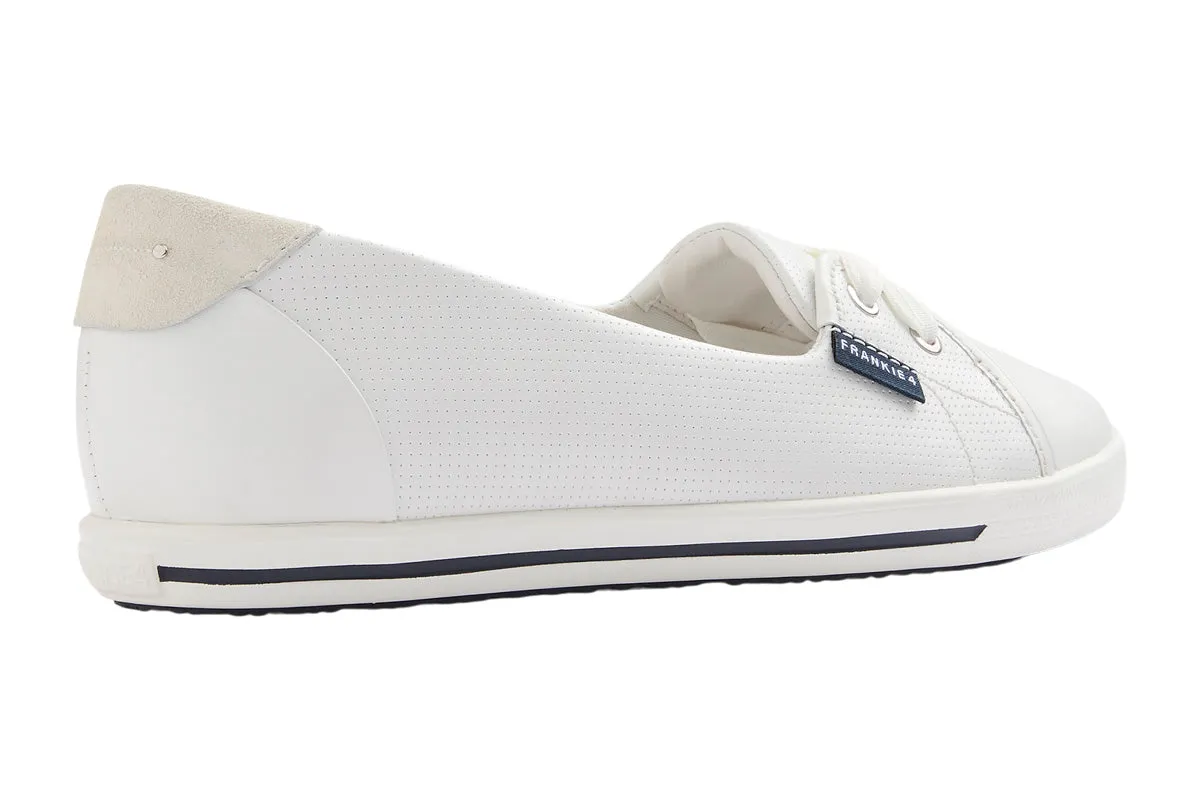 Frankie 4 Hannah III White Punched Womens