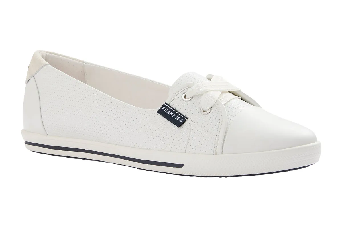 Frankie 4 Hannah III White Punched Womens
