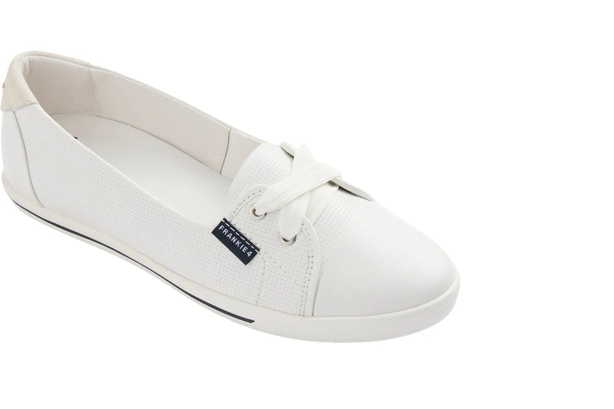 Frankie 4 Hannah III White Punched Womens