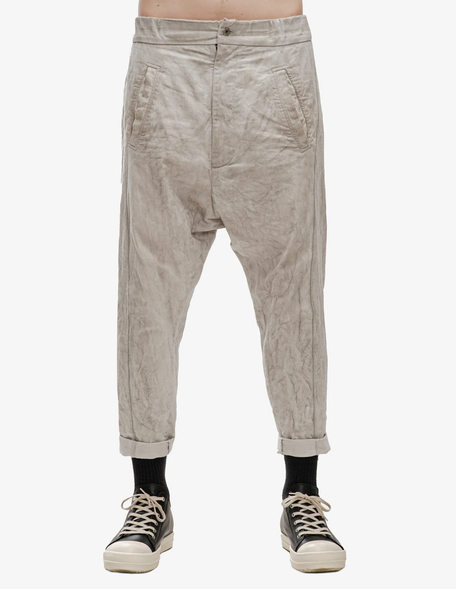Hand-Dyed Destroyed Pants