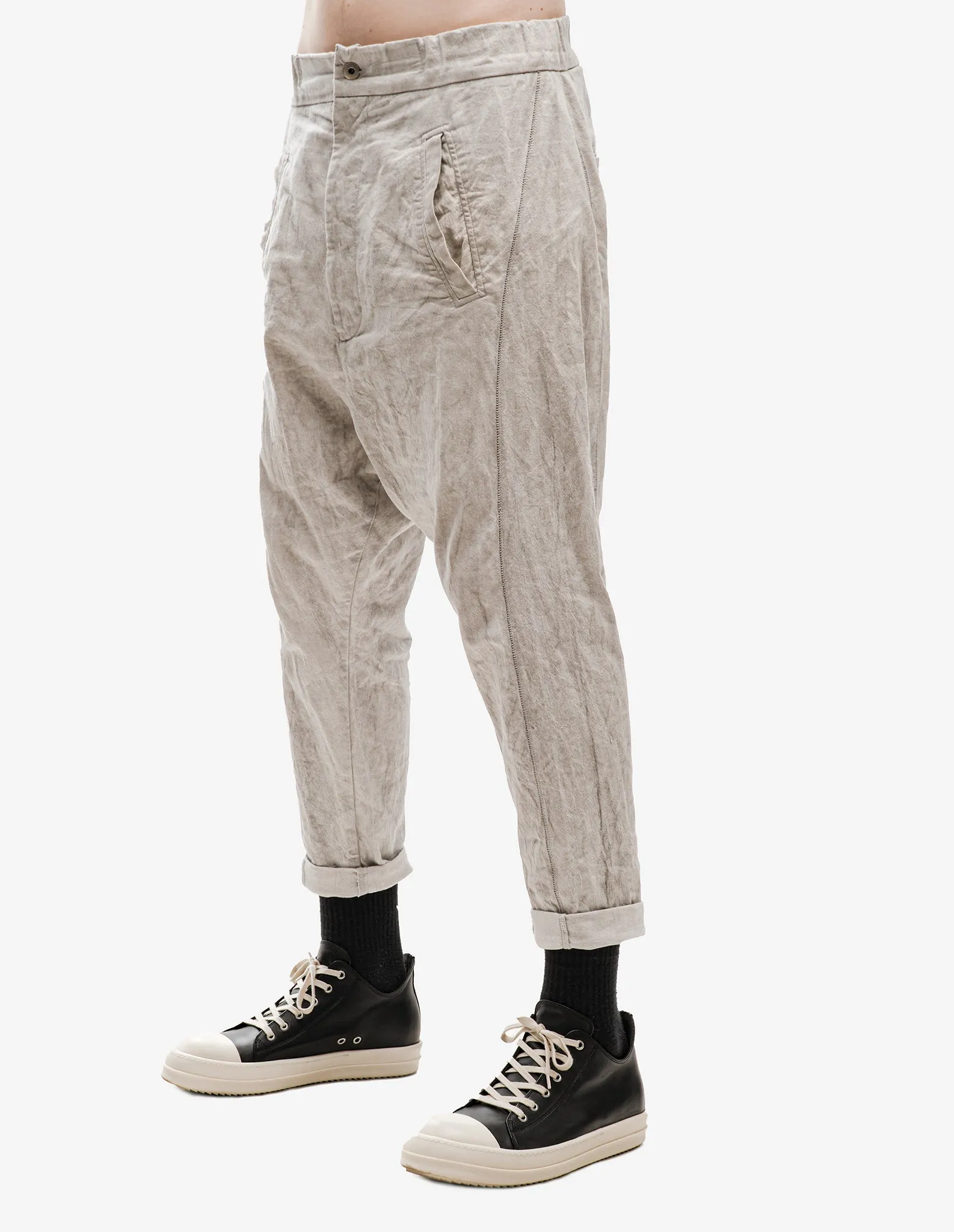 Hand-Dyed Destroyed Pants