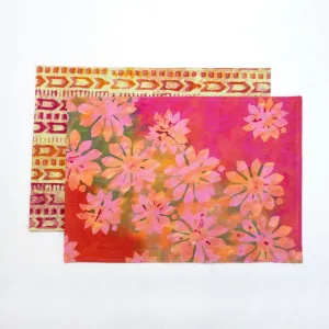 Hand Painted Placemats, Napkins, and Table Runners - Dali Dance