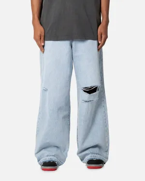 MNML Baggy Skater Denim Jeans Light Blue