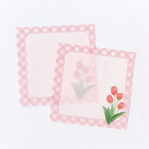 NB Pale Floral Sticky Notes (30 Sheets)