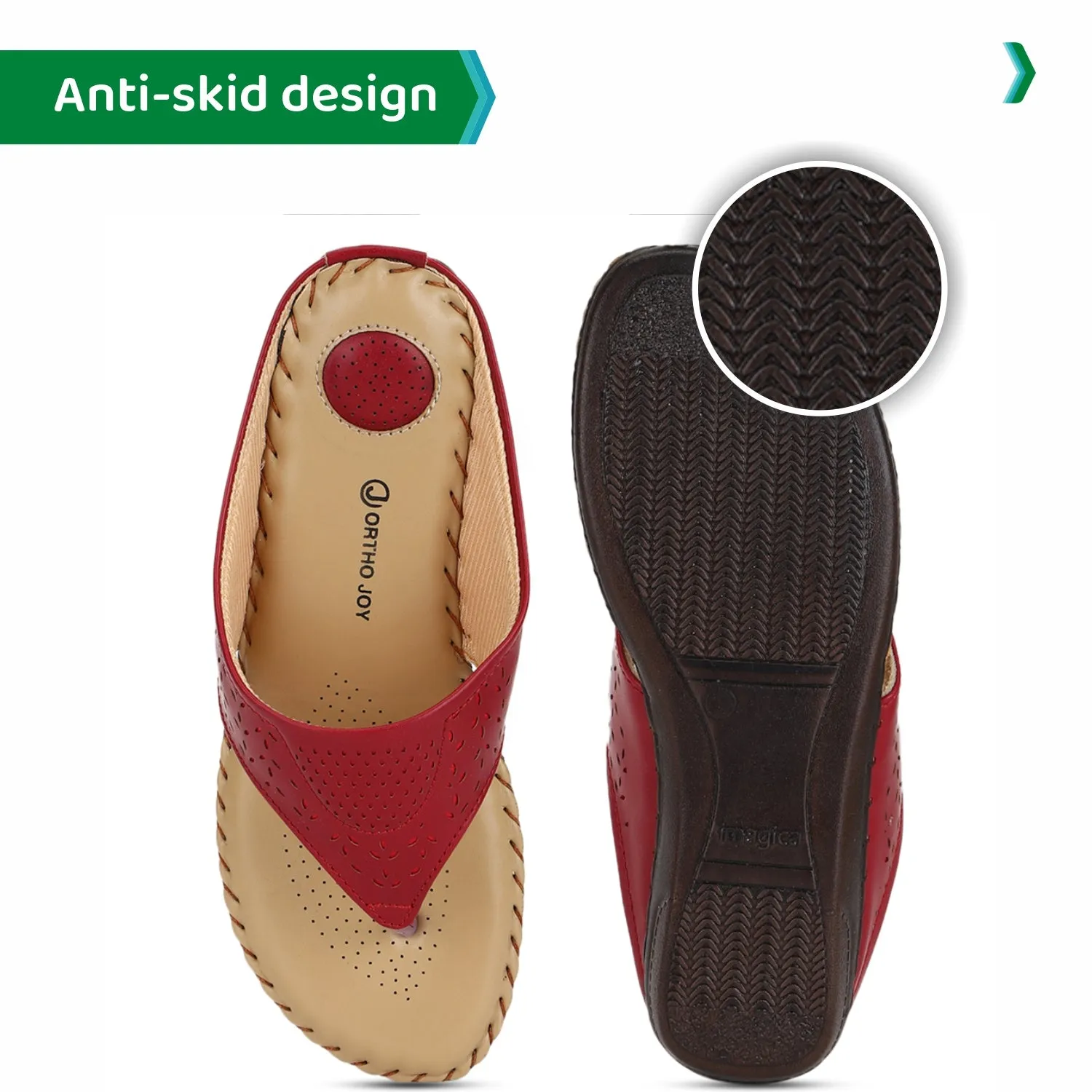 ORTHO JOY doctor slippers |  Fancy chappal