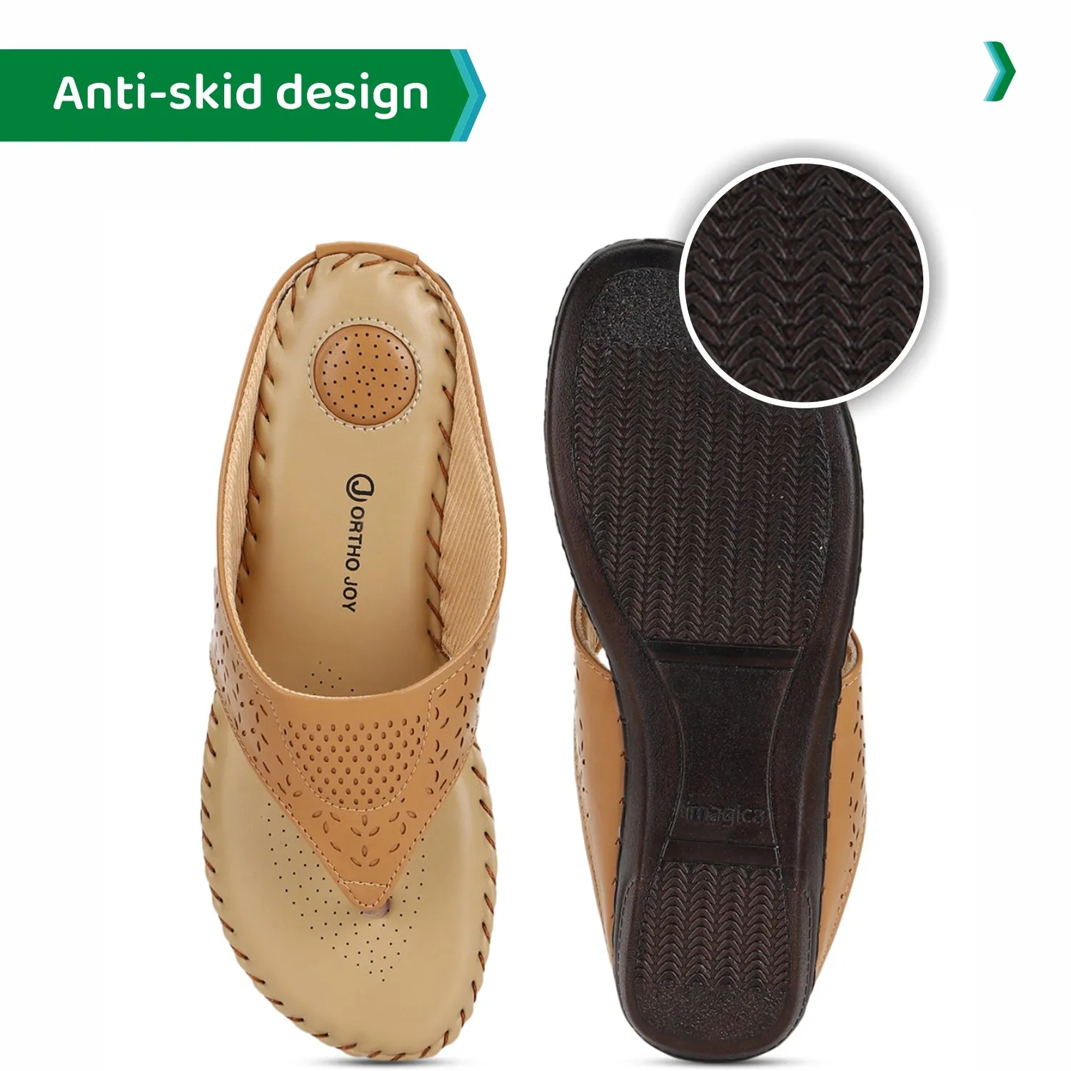 ORTHO JOY doctor slippers |  Fancy chappal