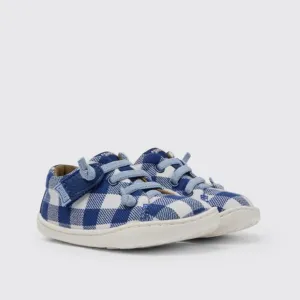 Peu Cami Buco Blue White Barfotaskor, Stl 20-25