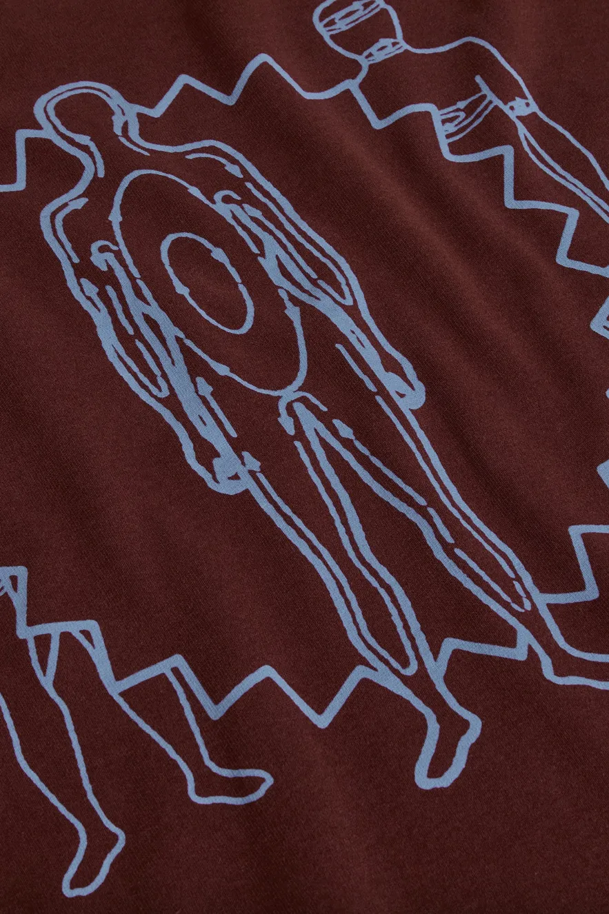 POLAR SKATE ANYONE OUT THERE TEE - WINE