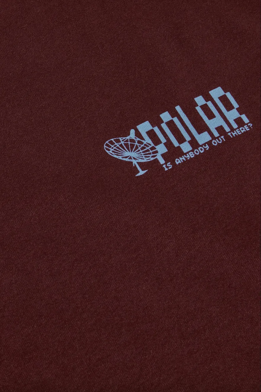 POLAR SKATE ANYONE OUT THERE TEE - WINE