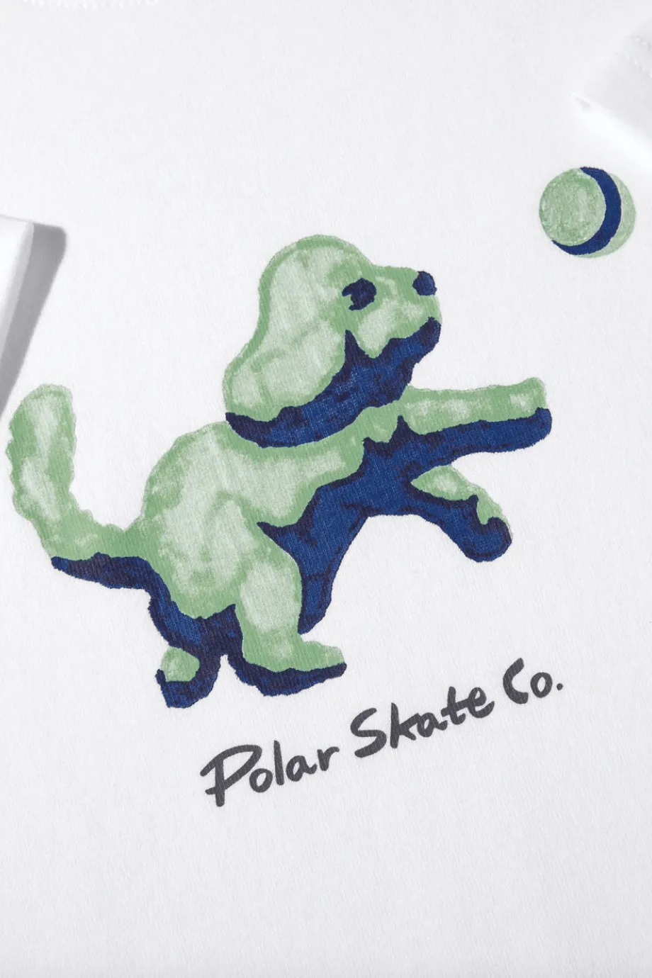 POLAR SKATE BALL TEE - WHITE