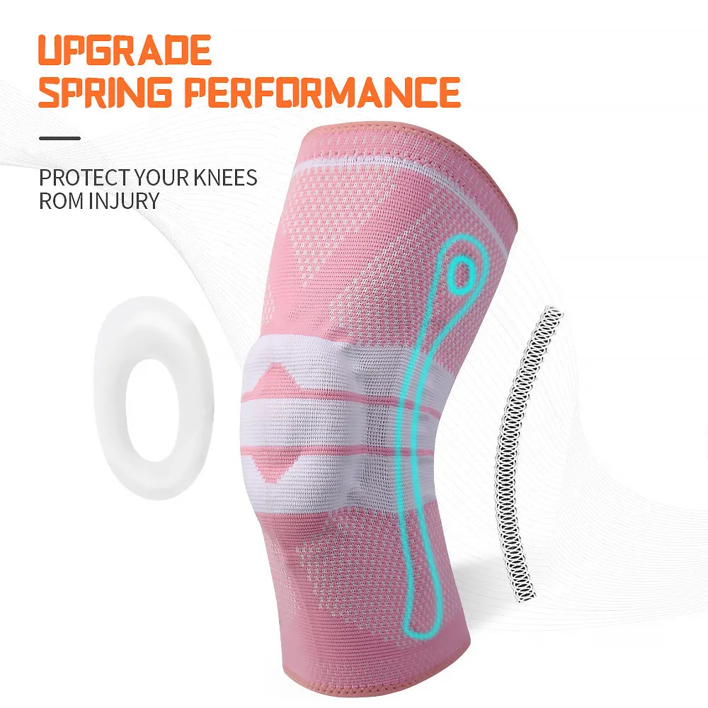 Professional Silicone Spring Knee Protector