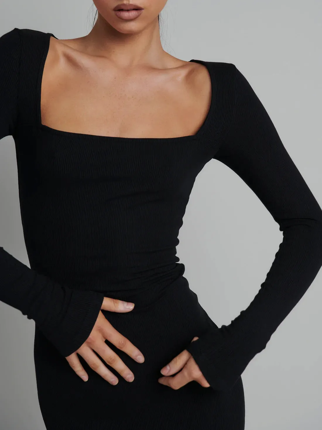 Rosabel Square Neck Dress