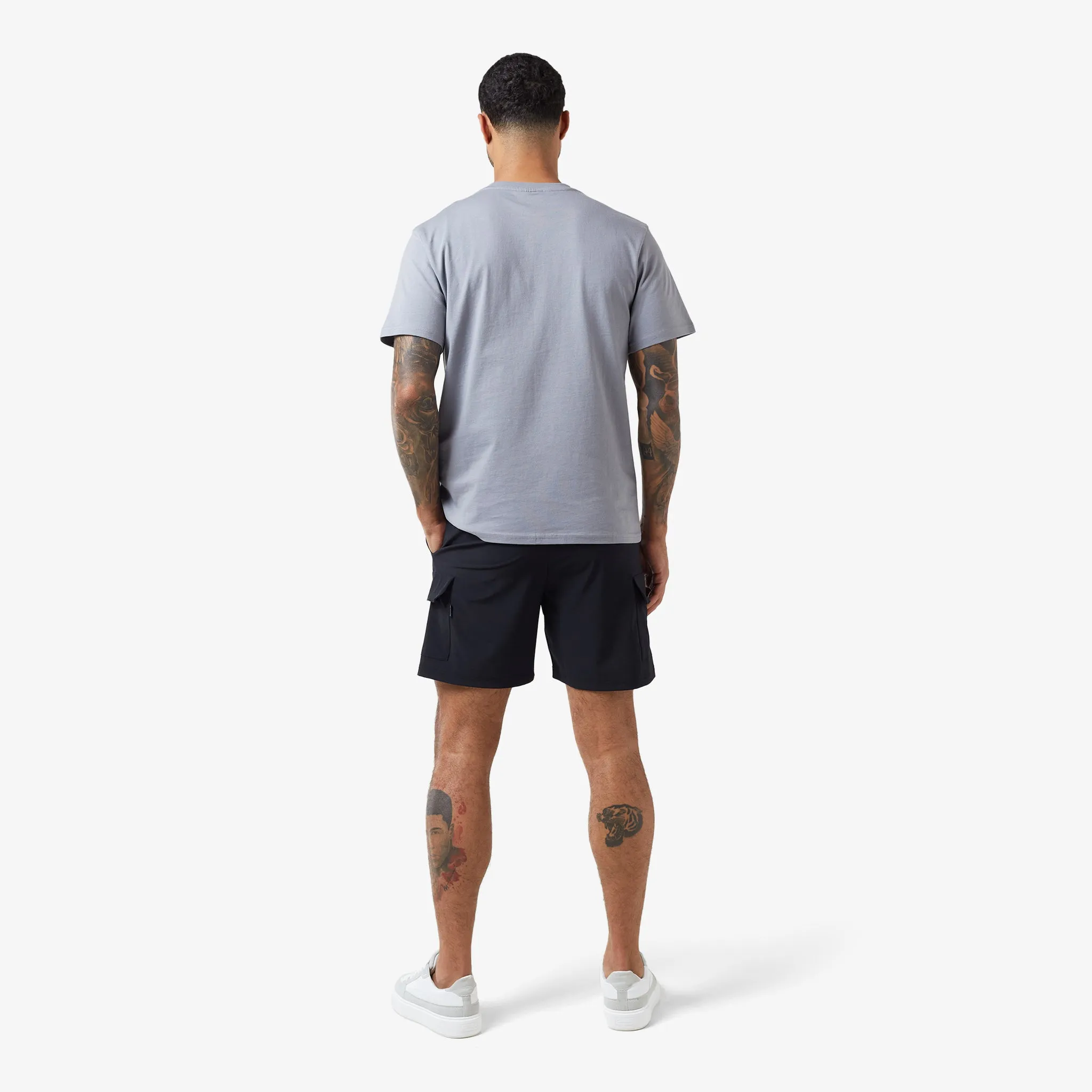 Tech Pocket Twinset | Grey Black